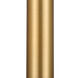 Ballston Edison LED 5 inch Satin Gold Mini Pendant Ceiling Light