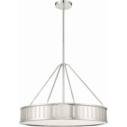 Kendal 6 Light 28 inch Polished Nickel Chandelier Ceiling Light