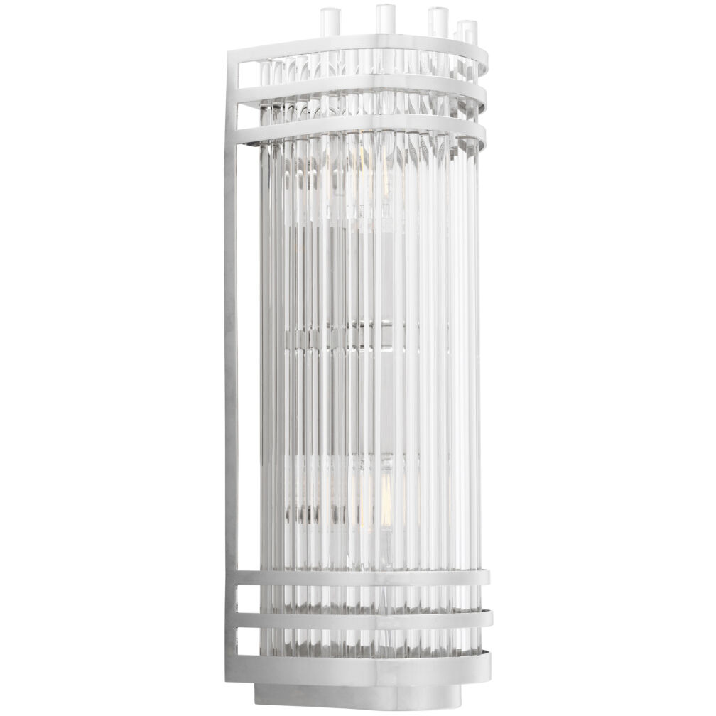 Gulf Wall Lamp Wall Light in Nickel, Small