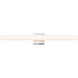 Tubo Slim LED 32 inch Polished Chrome Bath Bar Wall Light with Flat Trim