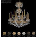 Milano 15 Light French Gold Chandelier Ceiling Light in Radiance