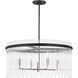 Drew & Jonathan Finley 4 Light 24 inch Midnight Black Chandelier Ceiling Light