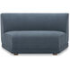 Fraser Blue Slipper Chair, Wedge