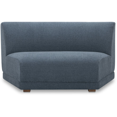 Fraser Blue Slipper Chair, Wedge