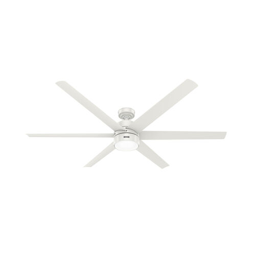 Hunter Fan 51477 Solaria 72 inch Fresh White Outdoor Ceiling Fan