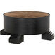 Tambour 44 X 44 inch Hand Rubbed Black Coffee Table