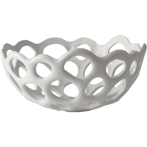 Perforated Porcelian 12 X 6 inch Bowl