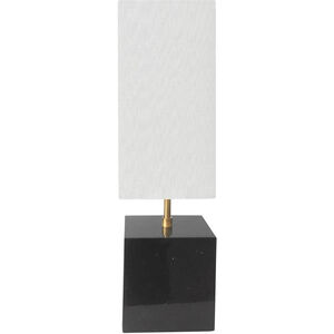 Todd 22 inch 60.00 watt Black with Aged Brass Decorative Table Lamp Portable Light in Black and Aged Brass