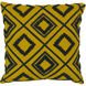 Tribe 22 inch Charcoal, Lime Pillow Kit