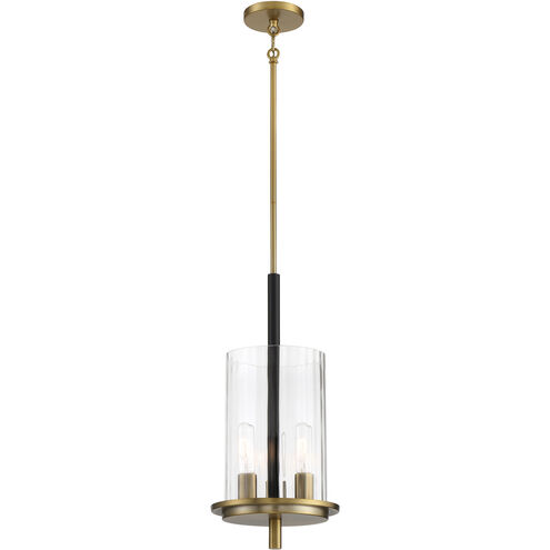 Baldwin Park 3 Light 10 inch Coal/Soft Brass Pendant Ceiling Light