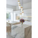 Fontaine 7 Light 19.5 inch Rubbed Brass Chandelier Ceiling Light