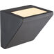 Corwin Family 1 Light 4.5 inch Matte Black Outdoor Wall Sconce in 4" D x 4.5" W x 4.5" H, EVOLV