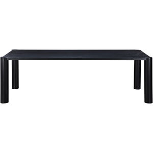 Post 96 X 39 inch Black Dining Table, Large