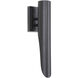Redford 1 Light 17.5 inch Black Outdoor Sconce, Downlight