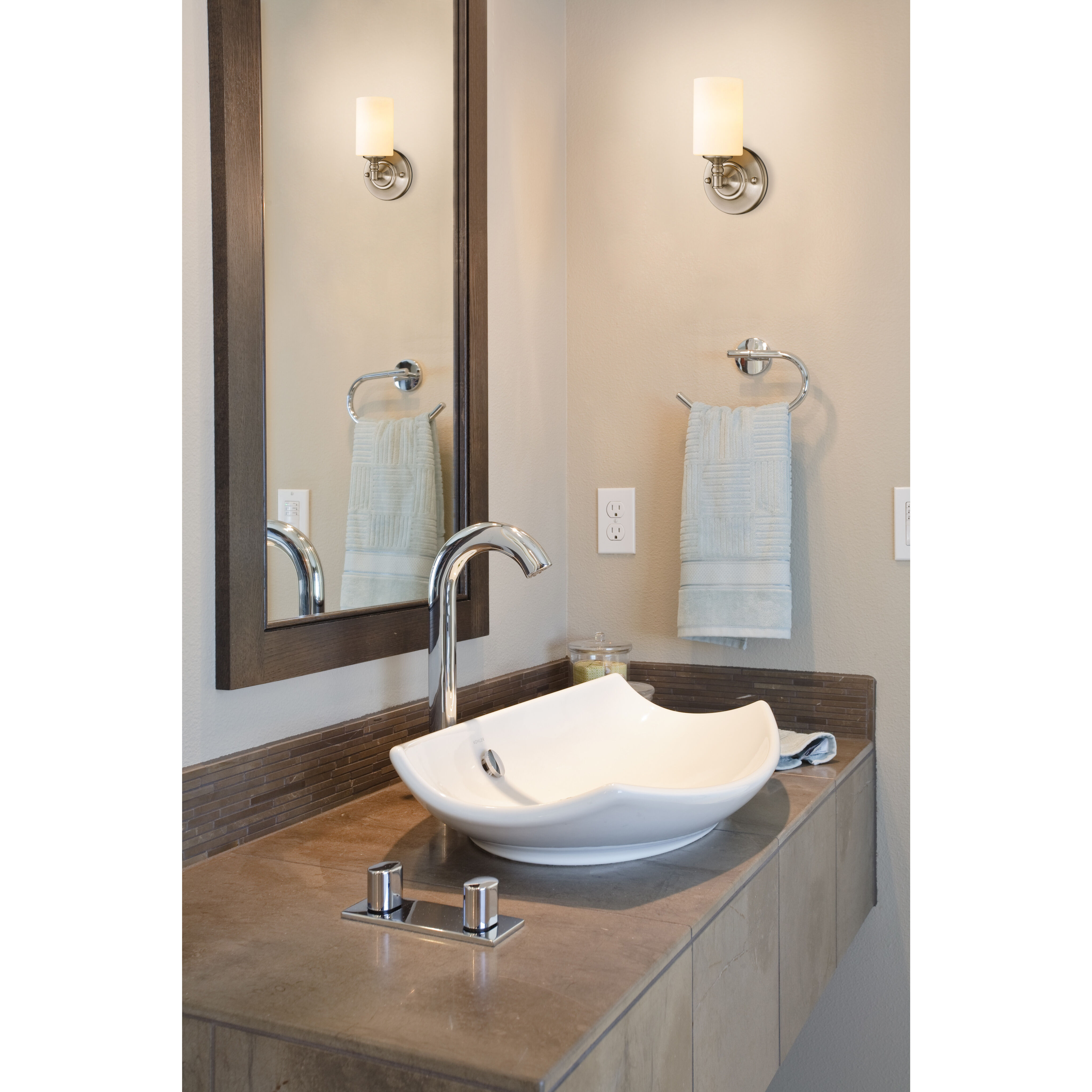 Cannondale 1 Light 5.75 inch Brushed Nickel Wall Sconce Wall Light