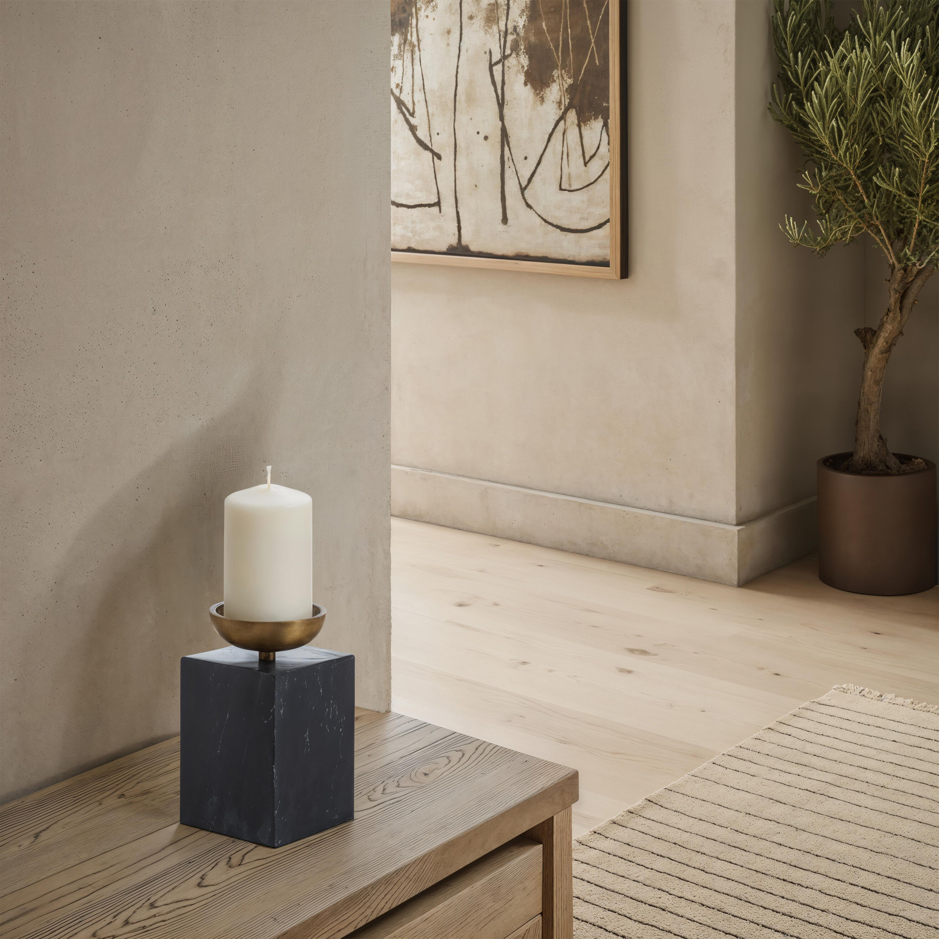 Poema 7.1 X 3.94 inch Candle Holder