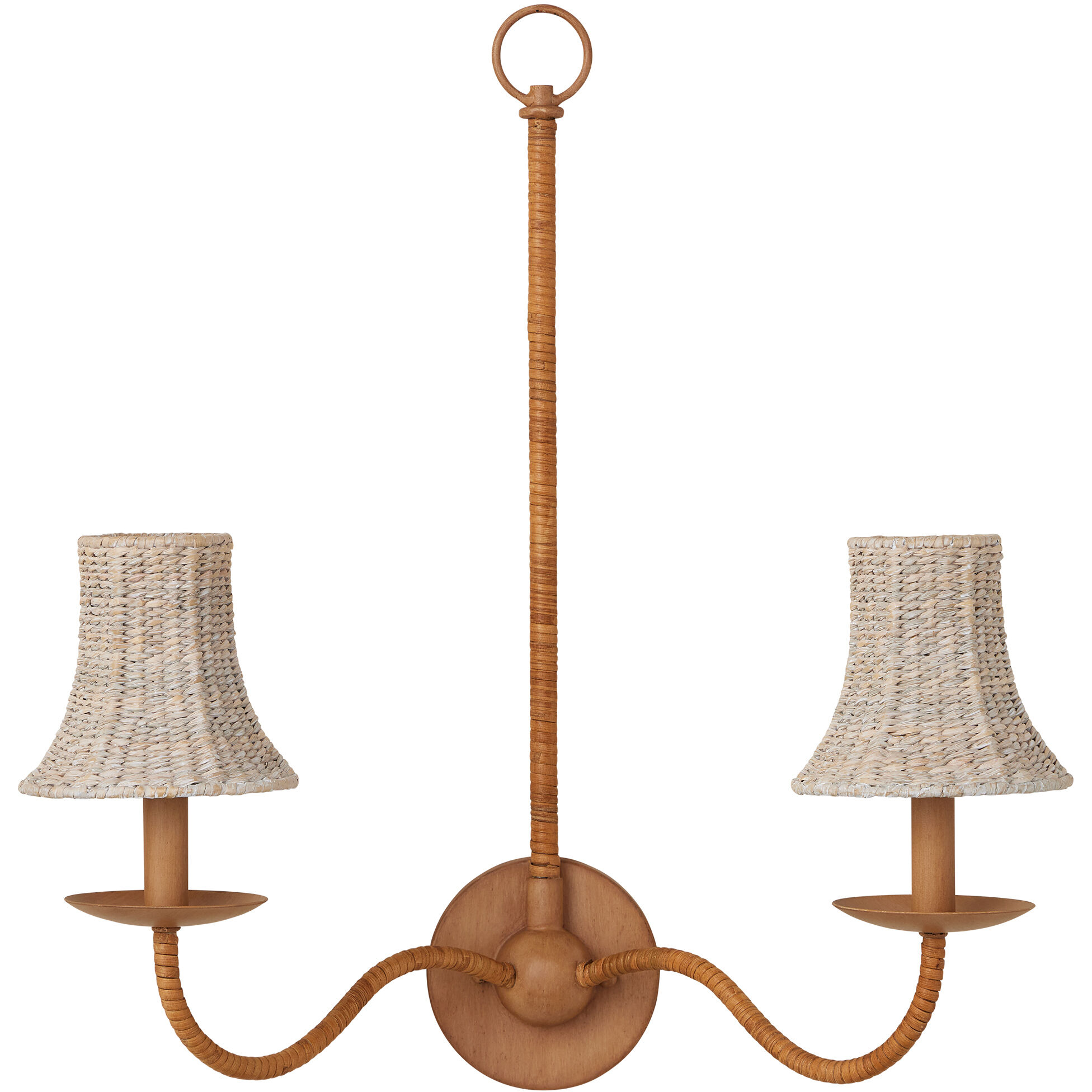 Bell Whitewash 5.5 inch Chandelier Shade, Suzanne Duin Collection