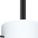Stilo 9 LED Black Stem Pendant Ceiling Light