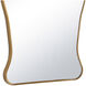 Piero 39.5 X 28 inch Natural Brass Mirror