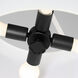 Belinder 4 Light 22 inch Matte Black Pendant Ceiling Light