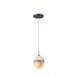 Sedona 1 Light 5 inch Alabster and Aged Brass Pendant Ceiling Light
