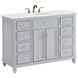 Otto 48 X 21 X 35 inch Grey Vanity Sink Set