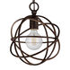 Somma Way 1 Light 9 inch Bronze Mini Pendant Ceiling Light