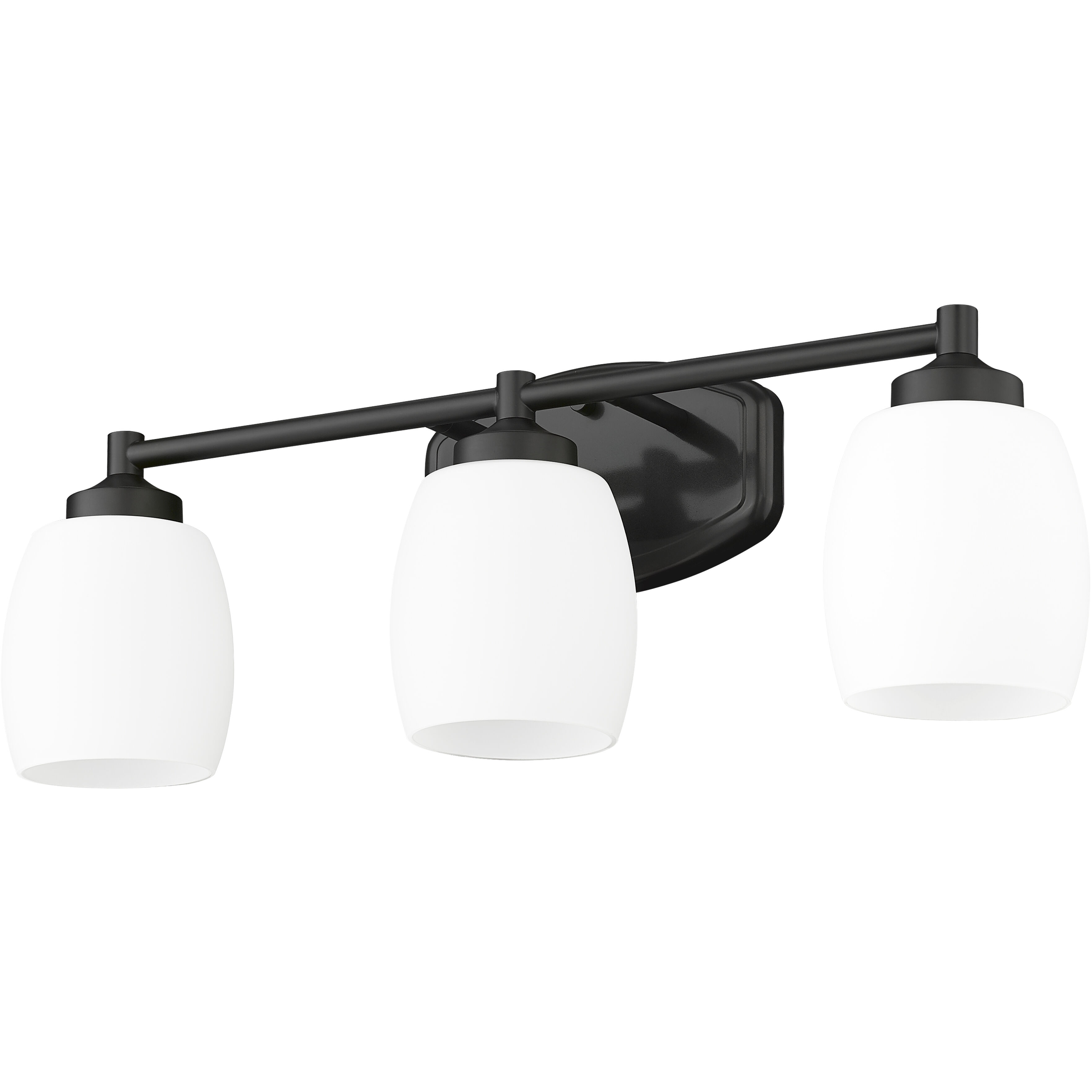 Kendrick 3 Light 23 inch Matte Black Bath Vanity Light Wall Light