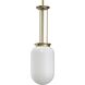 Alisse 1 Light 7.5 inch Brushed Gold Pendant Ceiling Light