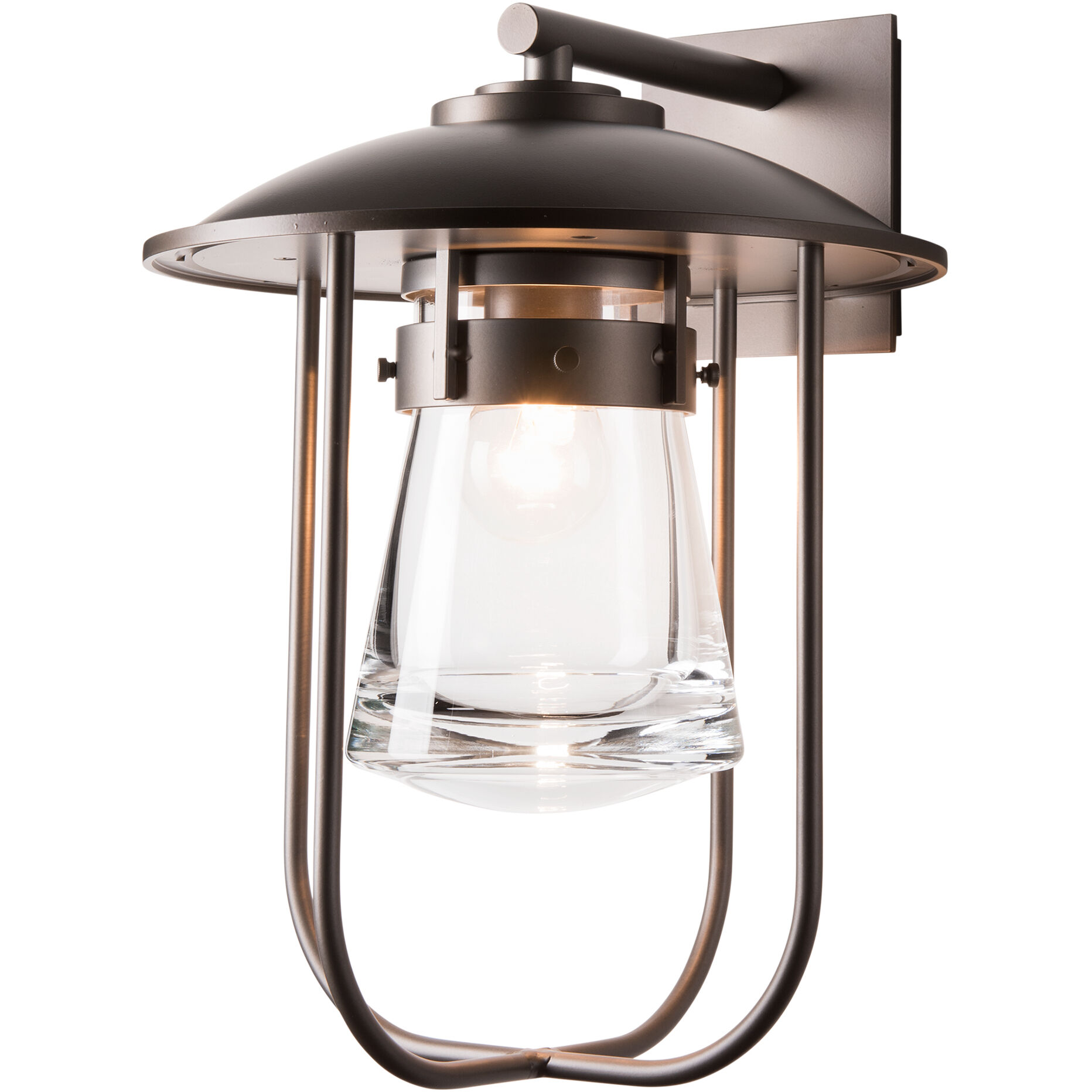 Erlenmeyer 1 Light 16.4 inch Coastal Dark Smoke Outdoor Sconce, Large