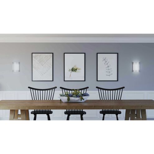 LED Sconce LED 8 inch Brushed Nickel Wall Sconce Wall Light, Progress LED