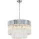 Canada 8 Light 23.6 inch Chrome Chandelier Ceiling Light