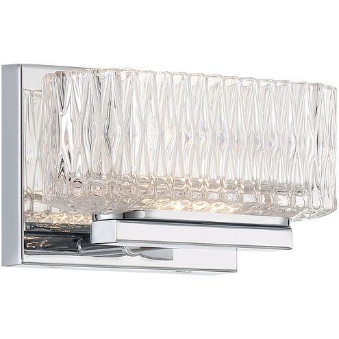 Sparren LED 7.5 inch Chrome Bath Light Wall Light