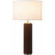 Tambo 30 inch 23 watt Dark Walnut and Weathered Brass Table Lamp Portable Light
