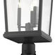 Beacon 3 Light 93.75 inch Black Outdoor Post Mounted Fixture