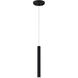 Forest LED 4.75 inch Matte black Pendant Ceiling Light in 1, 2, Matt black Steel