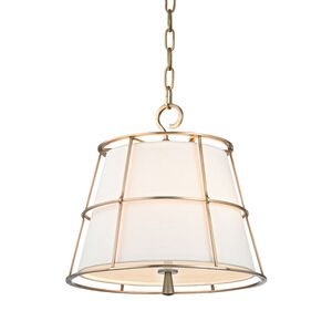 Savona 2 Light 15.5 inch Aged Brass Pendant Ceiling Light