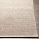 Azalea 120 X 96 inch Off-White/Charcoal Handmade Rug in 8 x 10, Rectangle