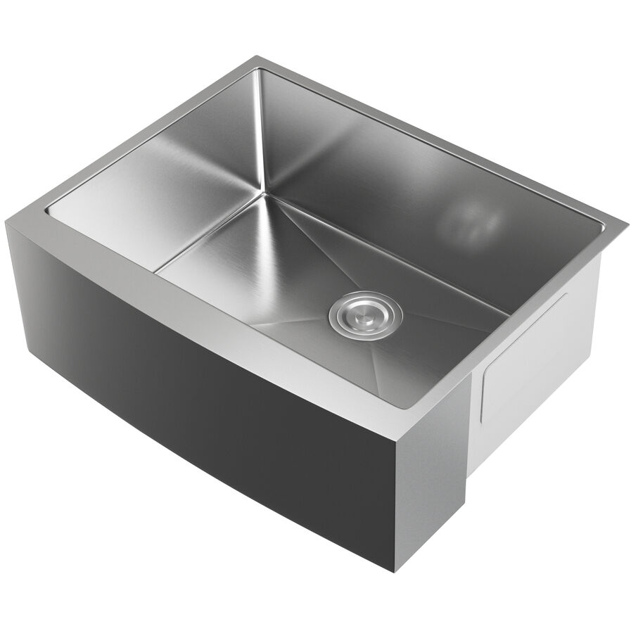 Montgomery Stainless Steel Kitchen Sink in L27 x W22 x H10 Single Bowl