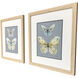Butterfly Beauties Blue and Green and Brown and Multi Framed Art, Propac