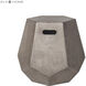 Delana 19 X 19 inch Polished Concrete Accent Table