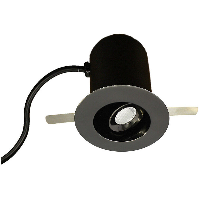 LEDme LED Gunmetal Recessed Lighting in 3500K, Gun Metal