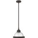 Amelia LED 12 inch Buckeye Bronze Indoor Mini Pendant Ceiling Light