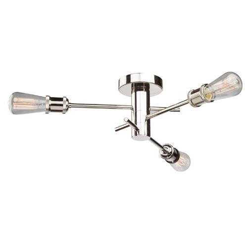Tribeca LED 18.5 inch Polished Nickel Flush Mount Ceiling Light