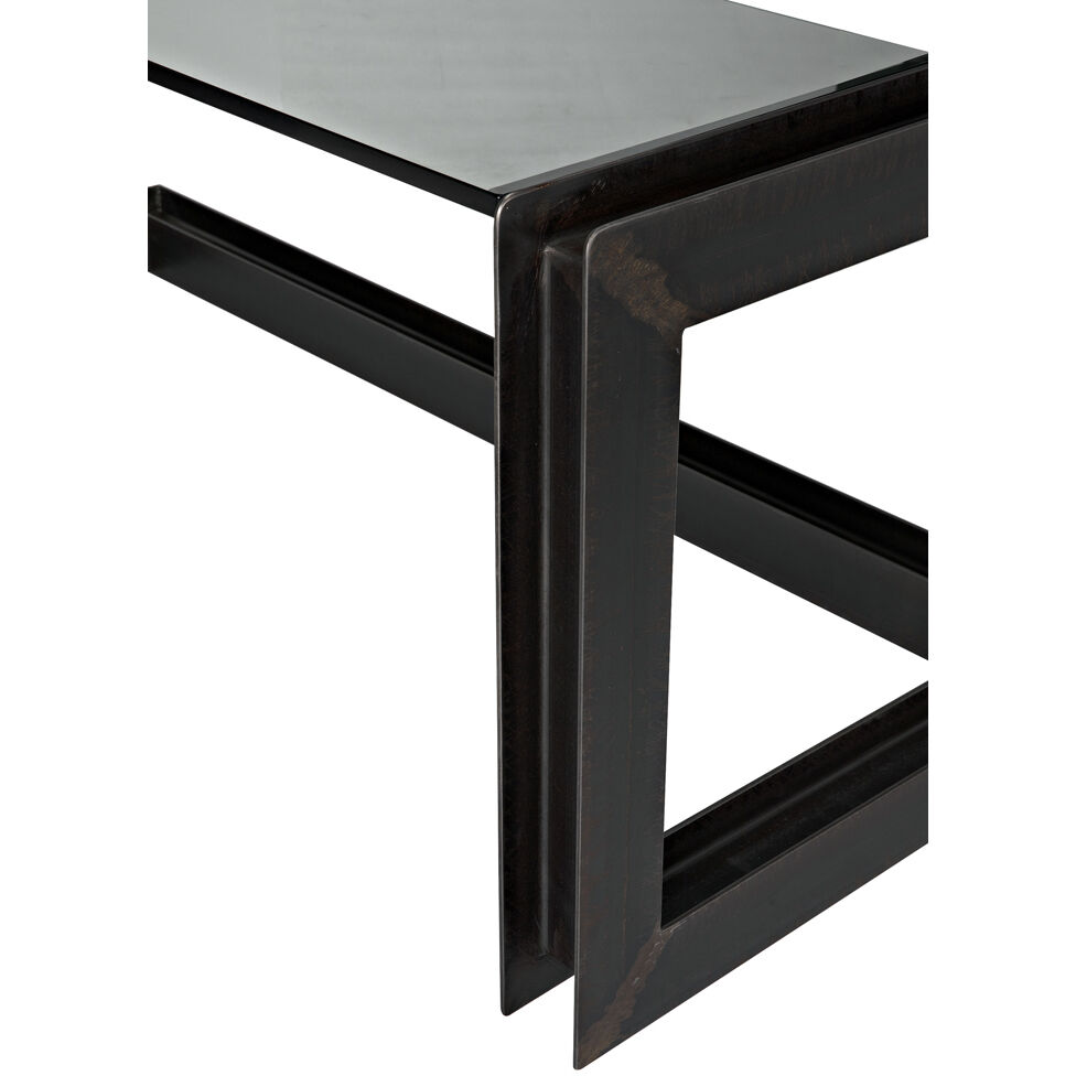 Structure 76 X 34 inch Clear Coat Semi-Gloss Desk