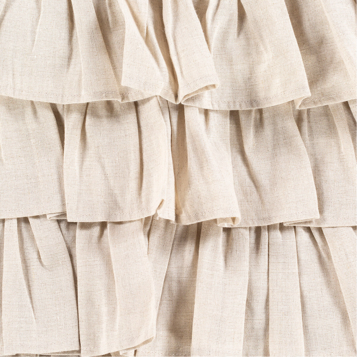 Ruffle 32 X 14 inch Ivory Pillow Kit, Lumbar