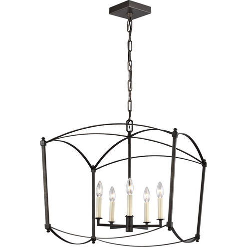 Sean Lavin Thayer 5 Light 23.13 inch Smith Steel Lantern Chandelier Ceiling Light
