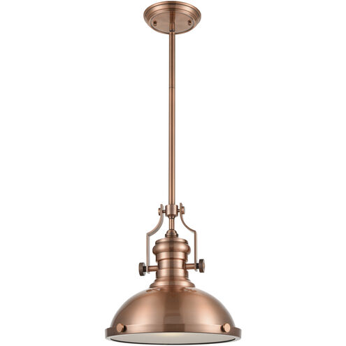 Chadwick 1 Light 13 inch Antique Copper Pendant Ceiling Light in Incandescent