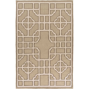 Alameda 96 X 60 inch Dark Brown, Olive, Beige Rug