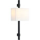 Badgley LED 10 inch Matte Black Wall Sconce Wall Light
